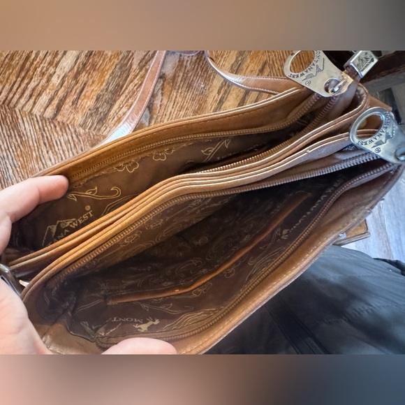 Montana West Brown Embellished Crossbody Bag - Picture 5 of 6